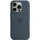 Apple iPhone 15 Pro Max Silikon Case sturmblau