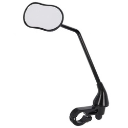 Ergotec Fahrradspiegel Fahrradspiegel M 88LV Alu, Linksmontage schwarz