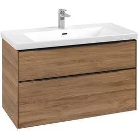 Villeroy & Boch Subway 3.0 Waschtischunterschrank 973 x 576 x 478mm - Kansas Oak,