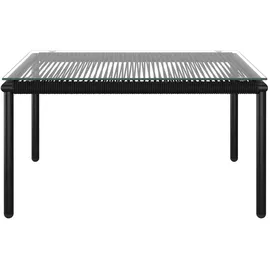 vidaXL Garten-Lounge-Set 6-tlg. schwarz 48591