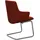 Stressless Stressless® Polsterstuhl »Laurel«, ROHLEDER Stoff Q2 FARON, Stahl, rot (rust q2 faron, schwarz matt)