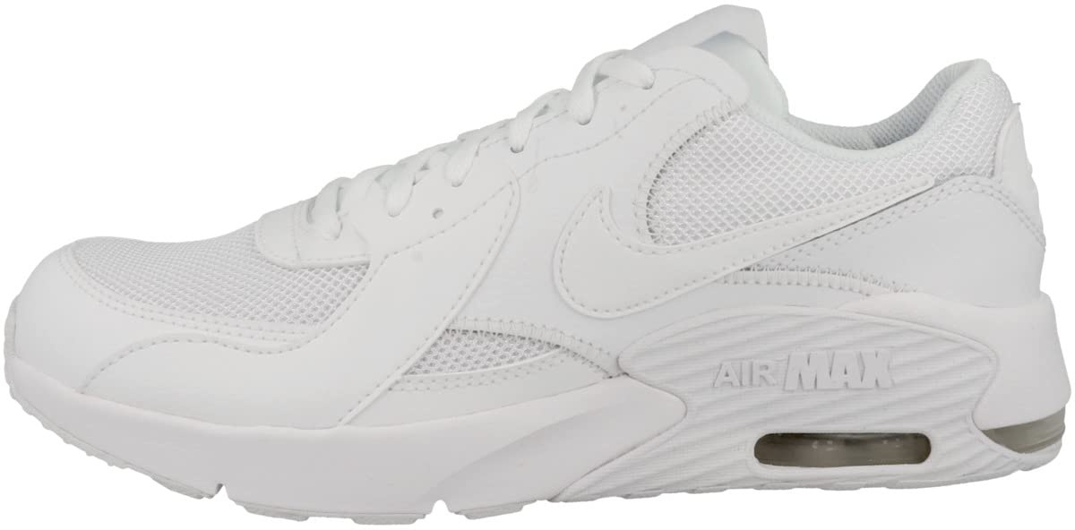 Nike Unisex-Child Air Max Excee (GS) Sneaker, White/White-White, White/White-White, 36