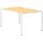 Houe Avanti Gartentisch 153 x 83 x 75 cm Weiß/Mehrfarbig