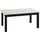 WFL GROUP Küchentisch 120 x 80 cm bis 160 cm beige