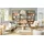miliboo Rechteckiger beigefarbener Teppich aus Jute und gewebter Baumwolle L140 x B200 EFFIA