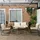 Outsunny Rattan Set 5-tlg. Beige