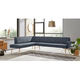 exxpo - sofa fashion Eckbank »Lungo«, grau