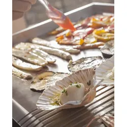 Gas Plancha oder Teppanyaki zum Einbau - Outdoor - 50 cm Grillfläche