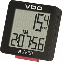 VDO fahrradcomputer M Zero WR807 schwarz/rot -u EINHEITSGRÖSSE