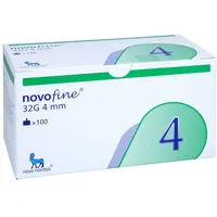 Novo Nordisk Novofine 4 mm Kanülen 0,23x0,25 Mm 32 G