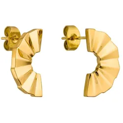 Purelei Ohrringe Fan im Fecher-Design Gold Damen 