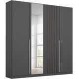 Rauch Lamella 181 x 210 x 54 cm graumetallic/black oak