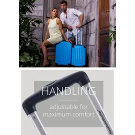 HAUPTSTADTKOFFER Alex 4-Rollen 65 cm / 63-74 l rot