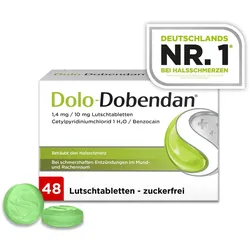 Dolo-Dobendan Halstabletten mit betäubender Wirkung - bei Halsschmerzen 48 St