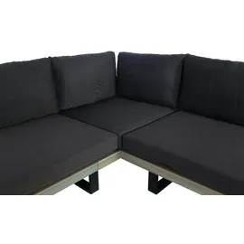 Mendler HWC-H54 Lounge-Set grau/dunkelgrau
