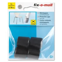 Rohrkappen rutschhemmend 18mm fix-o-moll