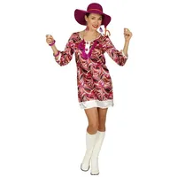 andrea-moden Kostüm 70er Jahre Retro Kostümkleid Brigitte, Buntes M