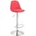 CLP Barhocker Kiel Stoff 40 x 40 x 100 cm Rot