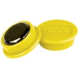 Nobo Magnete für magnetisches Whiteboards, 10 Stück, 13 mm, Gelb, 1915288