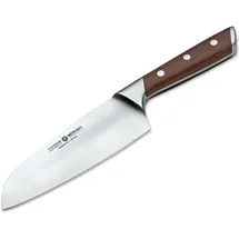 Böker Forge Wood Santokumesser 16 cm Braun