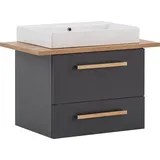 Schildmeyer Waschtisch »Duo« 80 cm Breite, grau