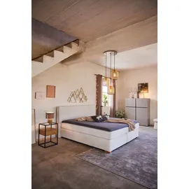 Jockenhöfer Gruppe Boxspringbett Romy, Cordstoff, 7-Zonen-TTFK-Matratze, KS-Topper, Echtholzfüße, beige (beige 426, 07) Boxspringbett Boxspringbetten ohne Bettkasten Bestseller