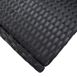 vidaXL Polyrattan Garten-Bar-Set 5-tlg. schwarz