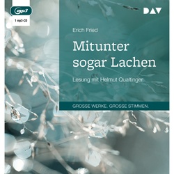 Mitunter Sogar Lachen,1 Audio-Cd, 1 Mp3 - Erich Fried (Hörbuch)