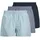 JACK & JONES Boxershorts 3er Pack blau S