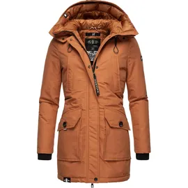 Navahoo Winterjacke braun / schwarz M