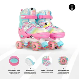 Olsson Lite Blossom Türkis verstellbare Größe 32-35