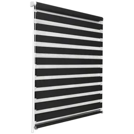 Sol Royal Doppelrollo SolDecor DL2 100 x 150 cm Schwarz