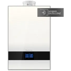 Buderus GB192i.2-35, 35 kW Logamax plus GB192i.2 Gas-Brennwerttherme, weiß,