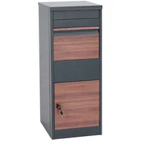 Mendler HWC-G80 Anthrazit inkl. Zeitungsfach