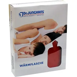 Wärmflasche mit Bezug Rot 2 L