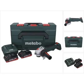 Metabo WPB 18 LT BL 11-125 Quick Akku Winkelschleifer 18 V 125 mm Brushless + 2x Akku 4,0 Ah + Ladegerät + metaBOX