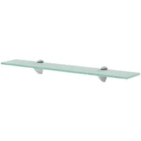 vidaXL Wand Regal Glasregal Glasboden Glasablage Badregal Glas 60x10 cm 8 mm