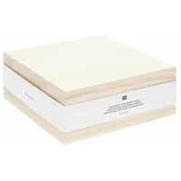Rico Design Holzbox quadratisch mit Magnetverschluss, 17 x 17