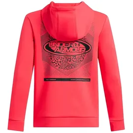 Under Armour Fleece Glitch Kapuzenpullover - Racer Red / Black - 7 Jahre