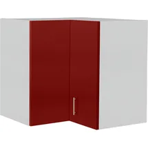 WIHO KÜCHEN Eckhängeschrank Kiel 60 x 35 x 56,5 cm Rot