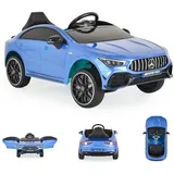 Moni Kinder Elektroauto Mercedes-AMG CLA blau (12 V)