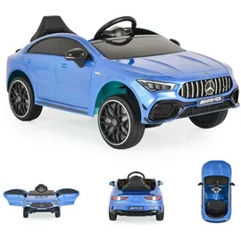 Moni Kinder Elektroauto Mercedes-AMG CLA blau (12 V)