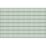 fa-bausysteme Doppelstabmattenzaun 250 cm x 163 cm Moos
