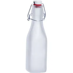 12er Set Glasflaschen Serie Swing Frosted mit Bügelverschluss 250ml