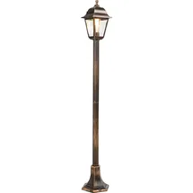 QAZQA Laterne Kunststoff 122 cm IP44 1 Stück Antikgold