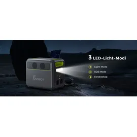 FOSSIBOT Tragbare Powerstation F1200 1,02 kWh