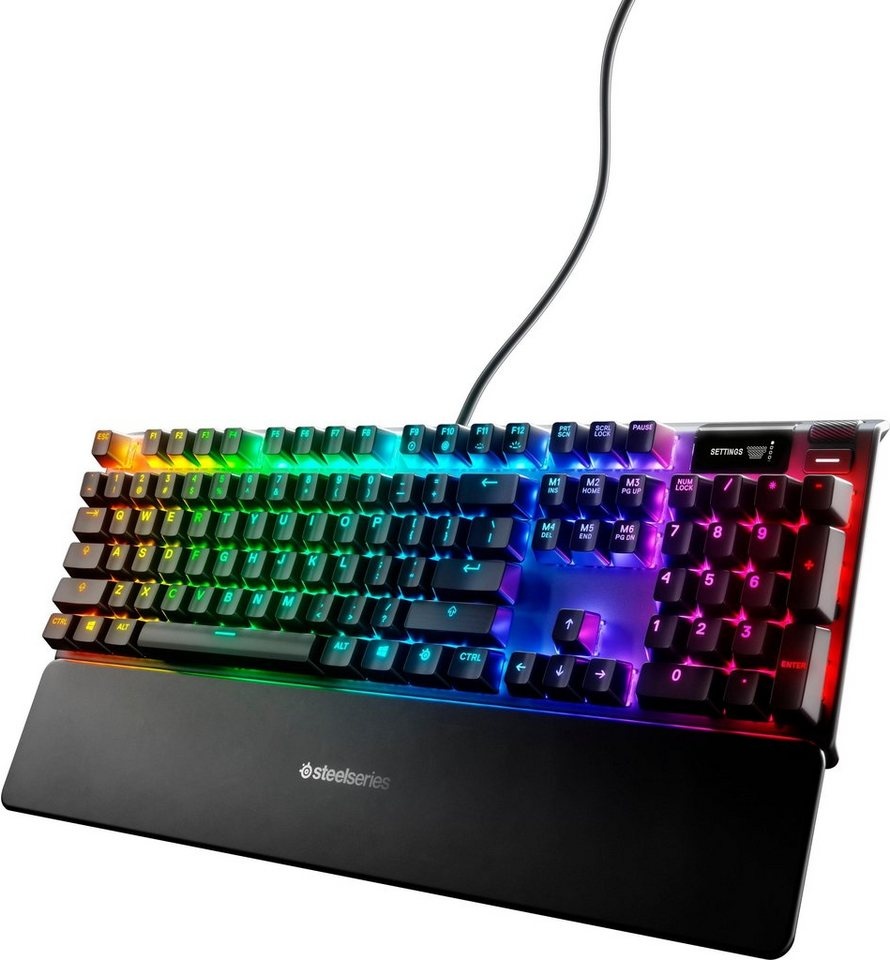 SteelSeries Apex 7 Blue Switch Gaming-Tastatur schwarz