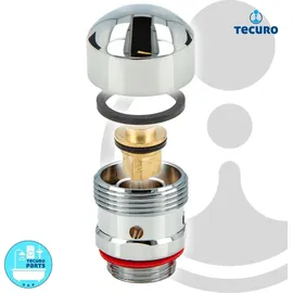 tecuro Rohrbelüfter 1/2 Zoll AG Messing verchromt