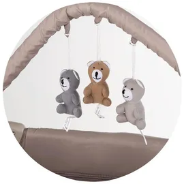 Chipolino Reisebett, Luna 2 Ebenen Wickelauflage klappbar Spielbogen Faltmatratze beige Kunststoff, 60x120 cm, Babymöbel, Babybetten, Reisebetten