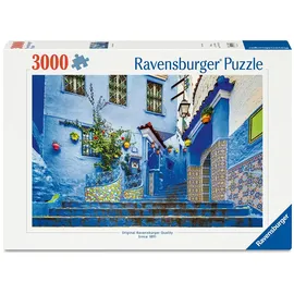 Ravensburger Erwachsenenpuzzle 3000 Teile - Marokko in Blau